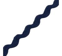 Narrow RIC Rac 4.5mm Wide Ribbon & Trimming for Sewing - Ribbons, Decorative Trimmings, Craft Ribbons & Trims,Fabric Edging, Christmas, Sewing & DIY Projects (Navy Blue, 5m) -Craft Queen LTD