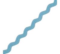 Narrow RIC Rac 4.5mm Wide Ribbon & Trimming for Sewing - Ribbons, Decorative Trimmings, Craft Ribbons & Trims,Fabric Edging, Christmas, Sewing & DIY Projects (Pale Blue, 1m) -Craft Queen LTD