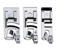 Narrow Rolled Hem Sewing Machine Presser Foot Set (3mm, 4mm and 6mm)- Fits All Low Shank Snap-On Singer, Brother, Babylock, Euro-Pro, Janome, Kenmore, White, Juki, New Home, Simplicity, Elna