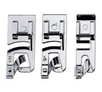 Narrow Rolled Hem Sewing Machine Presser Foot Set (3mm, 4mm and 6mm)- Fits All Low Shank Snap-On Singer, Brother, Babylock, Euro-Pro, Janome, Kenmore, White, Juki, New Home, Simplicity, Elna