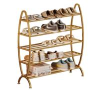 Narrow Shoe nizer Metal Shoe Storage Rack Modern Shoe Stand for Small Spaces 60cm/23.6in Space-Saving Design Metal Construction Stylish Home nizer