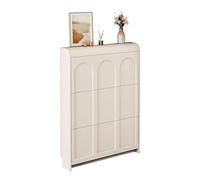 Narrow Shoe Rack Organizer SpaceSaving Shoe Cabinet for Entryway Corner Storage Solution for Small Spaces StylishShoe Storage 111.2x80x17cm