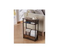 Narrow Side Table Small Rustic Slim Sofa End Vintage Industrial Storage Coffee Unit
