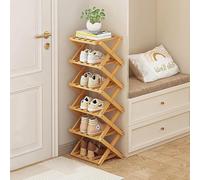 Narrow Small Shoe Rack - DIY Corner Shoe Cabinet for Hallway Bedroom & Door Storage - Space-Saving for Limited Spaces - Stylish & Functional Design