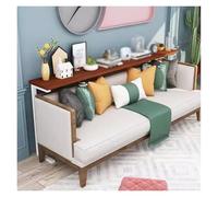 Narrow Sofa Table Behind Couch 110LBS Load 0.6in Thick Wooden Top 2in Steel Frame Radiator Concealment Brown 47.2x3.9x25.6in Space Saving Home Decor