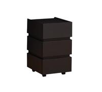 Narrow Solid Wood Bedside Table with Wheels - Creative Bedroom & Living Room Storage Cabinet, Modern Design for Small Spaces, Stylish & Functional Furniture