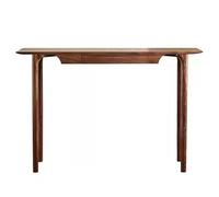 Narrow Solid Wood Console Table with Drawers - Stylish Entryway Table for Hallway Living Room & Porch Altar Cabinet (120cm/47in) - Versatile Storage Solution