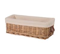 Narrow Space-save Wicker Storage Basket Bathroom Toilet Roll Basket Gift Hamper Bathroom Hallway Kitchen Storage Gift Basket (Brown)