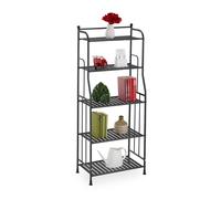 Narrow storage unit Metal Shelving Rack Freestanding Utility Shelf 5 Tiers