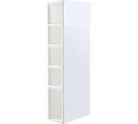 Narrow Tall Bathroom Storage Cabinet with Wheels Versatile rage Unit 2-6 Drawer Options Slim Design for Small Spaces Ideal Next to Toilet nize Essentials