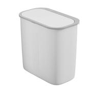 Narrow Trash Can, Touchless Paper Waste Bin, Odor-Proof Garbage Container with Lid, Compact Under-Sink Trash Can, For Bedroom, Bathroom, Commercial, Restaurant, Hospital, Kitchen, Office, Home