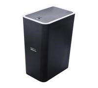 Narrow Trash Can With Lid, Covered Trash Can, Slim Garbage Bin Wastebasket With Press Top, Wastebasket Press Type For Bathroom, Kitchen, Living Room And Narrow Spaces