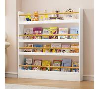 Narrow Wall Mounted Bookcase 3 Tier Floating Shelf White Boohelf for Smals Behind Door Sto Solut Modern Home Decor Space Saving Design