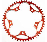 Narrow-Wide Chainring 130BCD CNC Alloy - Red 56T
