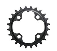 Narrow Wide Chainring,Asudaro 22T/24T Round Single Speed Chainring 4 Bolt 64 mm BCD Narrow Wide Mountain Bike Chainring Single Chainring for Road Bike Mountain Bike BMX