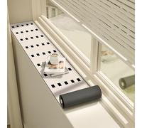 Narrow Window Sill Mat Waterproof Diateous Earth Pad for Bay & Kitchen Absent & Minimalist Design 1m 2m (130x20cm 51x8in)