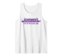 Narrowboat Canal Boat Life in The Slow Lane Boater Gift Idea Tank Top