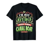 Narrowboat Design & Canal Boat For Barge Boat Owners T-Shirt
