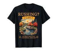 Narrowboat Outfit Ideas For Men & Canal Boating Barge Owner T-Shirt