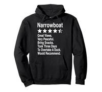 Narrowboat Slower Than A Duck Funny Canal Boat Owner Gift Pullover Hoodie