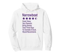 Narrowboat Would Recommend Funny Canal Boat Owner Gift Idea Pullover Hoodie