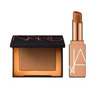 Nars Laguna Bronzer and Afterglow Lip Balm Lipstick Duo Travel Size Gift Set (Mini)