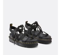 Nartilla Leather Gladiator Sandals Black