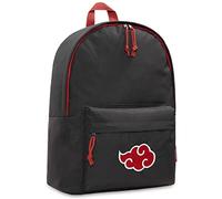 Naruto Backpack Anime School Bag Akatsuki (Black/Red)