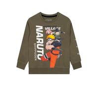 Naruto Boys Sweatshirt, Long Sleeve Anime Jumper, Boys Clothes, Cotton Jumpers For Kids, Green 5-6 Years