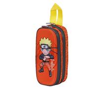 Naruto Chikara-3D Double Pencil Case, Multicolour, 22 x 9.5 cm