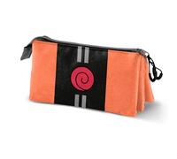 Naruto Dress-Triple Pencil Case, Multicolour, 23 x 11 cm