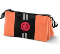 Naruto Dress-Triple Pencil Case, Multicolour, 23 x 11 cm