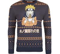 Naruto Ichiraku Ramen Shop Christmas jumper multicolour S