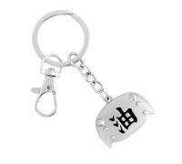Naruto Jiraiya Keychain - Durable Anime Merch with Legendary Sannin Oil Forehead Protector Symbol - Rugged Naruto Key Ring for Backpacks, Keys, Cosplay - Vibrant Anime Keychain Gifts for Men & Fans