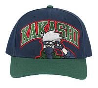 Naruto Kakashi Embroidered Precurve Snap Back Hat