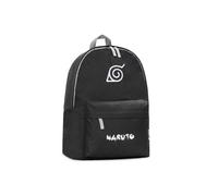 Naruto Konoha Leaf School Backpack in Black Naruto Black One Size