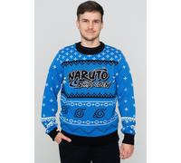 Naruto - Logo Xmas Knit Blue - Pullover - blue - XXL - 55% Polyacrylic, 45% Cotton XXL