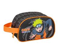 Naruto - Medium Children's School Toiletry Bag with Handle, Children's Toiletry Bag, Adaptable to Cart, Easy Cleaning, Comfortable and Versatile, Quality and Resistance, 26 x 12 x 15 cm