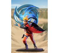 ABYSTYLE Studio Naruto Rasengan 7.1" Tall SFC Collectible PVC Figure Statue Anime Manga Figurine Home Room Office Décor Gift