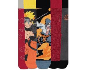Naruto Naruto Shippuden 5-pack Socks multicolour EU 43-46