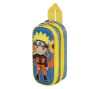 Naruto Peace-3D Double Pencil Case, Multicolour, 22 x 9.5 cm