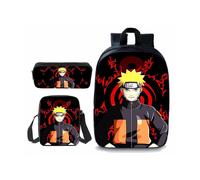Naruto Peripheral Student School Bag Cartoon Anime Backpack Shoulder Bag Pencil Case