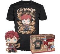 Funko Pop! & Tee: Naruto - Gaara - Glow In the Dark - L - Naruto Shippuden - T-Shirt - Clothes With Collectable Vinyl Figure - Gift Idea - Toys and Short Sleeve Top for Adults Unisex Men and Women