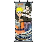 Naruto Poster,Naruto Scroll Poster,Uchiha Sasuke Posters,Anime Posters for Bedroom,Anime Wall Scroll Character Game,Manga Post for Wall Decor 70*30cm