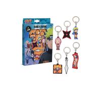 Naruto Rubber Charms Set 6 Keyrings Naruto Multicolor