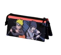Naruto Shadow-Triple Pencil Case, Black 23 x 11 cm