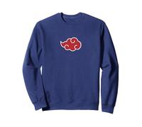 Naruto Shippuden Akatsuki Red Cloud Symbol Centered Anime Sweatshirt