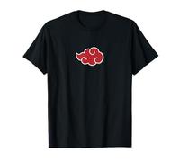 Naruto Shippuden Akatsuki Red Cloud Symbol Centered Anime T-Shirt
