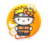 Naruto Shippuden - Applique murale néon Naruto Uzumaki X Hello Kitty