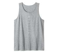 Naruto Shippuden Front Back Anti-Village Anime Tank Top, Men, Heather Grey, Small